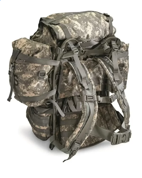 USGI MOLLE II Large Rucksack with 2 Sustainment Pouches, UCP / ACU Camouflage - Image 8