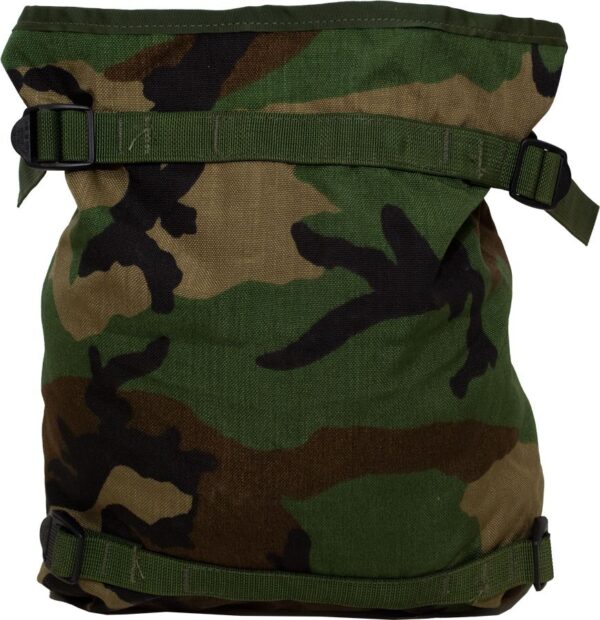 US. MILITARY ISSUED MOLLE II RADIO POUCH WOODLAND CAMOUFLAGE - Image 2